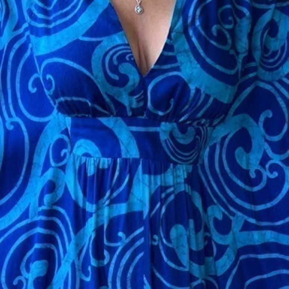 Stunning 1960s Hawaiian Caftan Dress/ Gown - image 5
