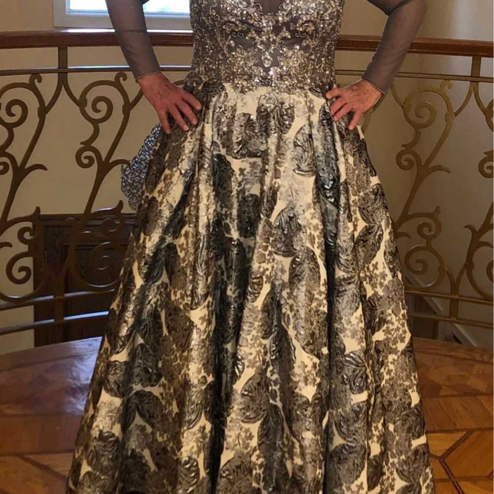 Designer evening ball gown ballgown 14 $1,200 - image 2
