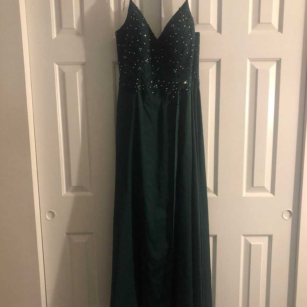 Emerald Green Dress - image 1