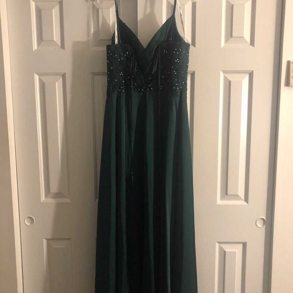 Emerald Green Dress - image 2