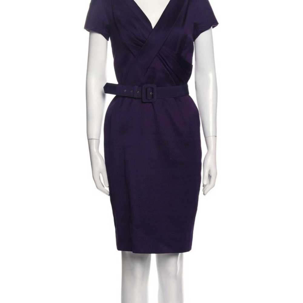 Christian Dior -Neck Knee-Length Dress - image 1