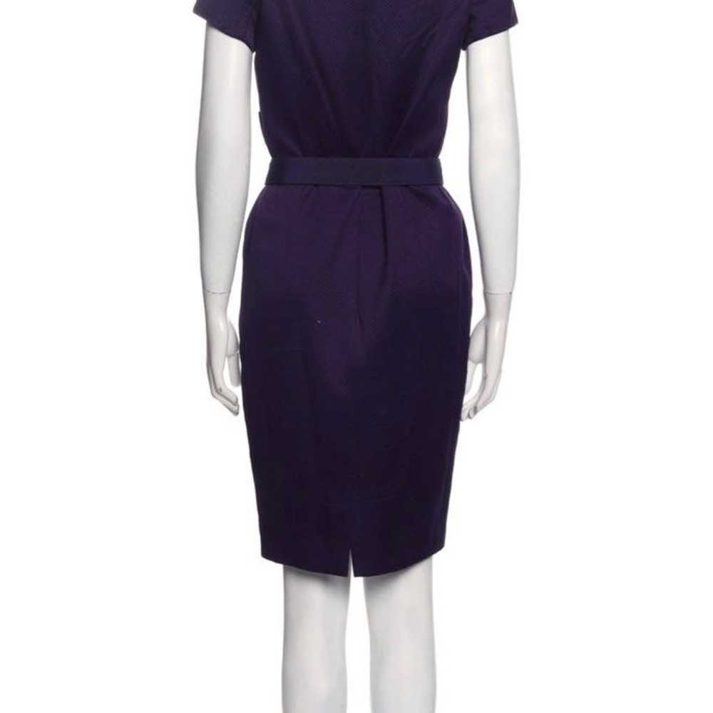 Christian Dior -Neck Knee-Length Dress - image 3