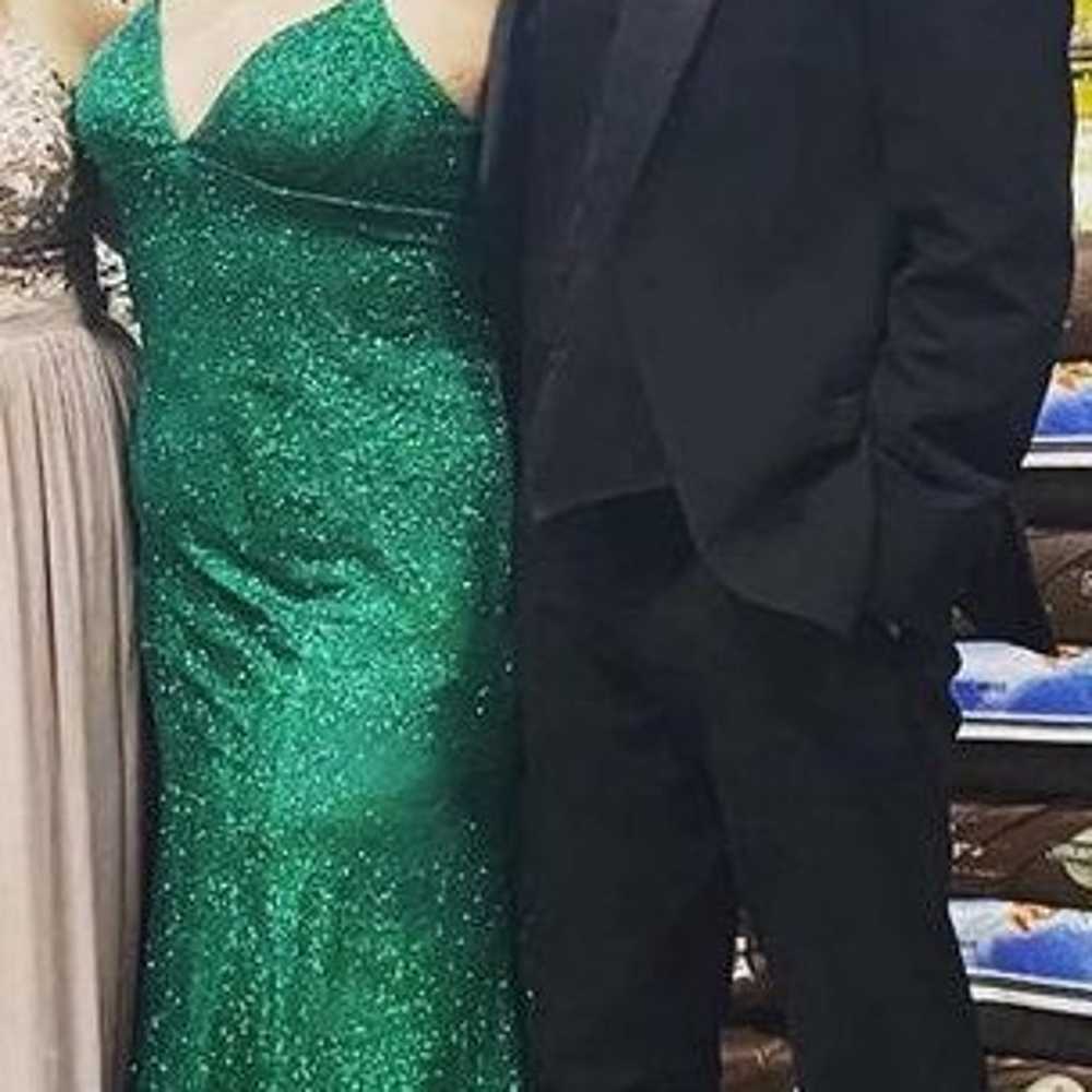 Emerald Green Prom Dress - image 6
