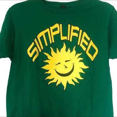 Urban Outfitters Simplified Green Graphic T-Shirt… - image 1