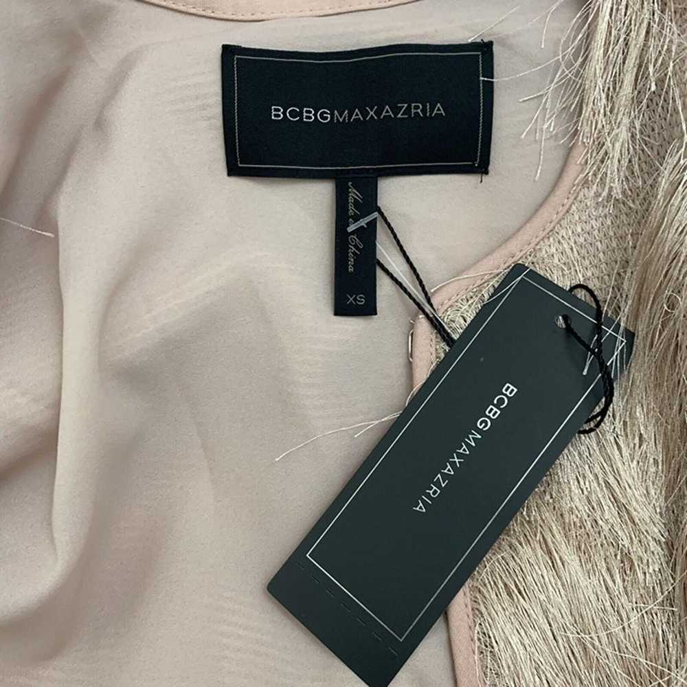 BCBGMaxazria XS 2 Dress Blazer Set Fringe Tassle … - image 9