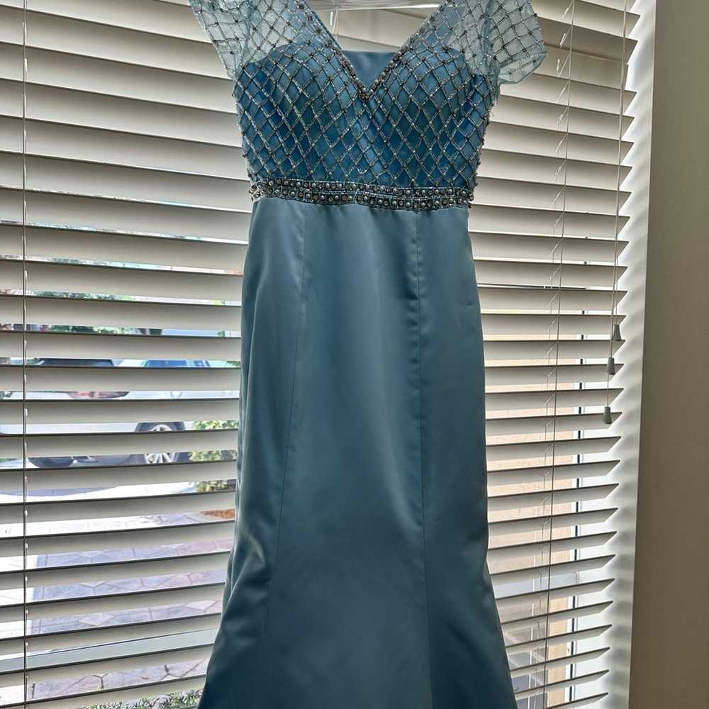 Sherri Hill Blue Gown - image 11