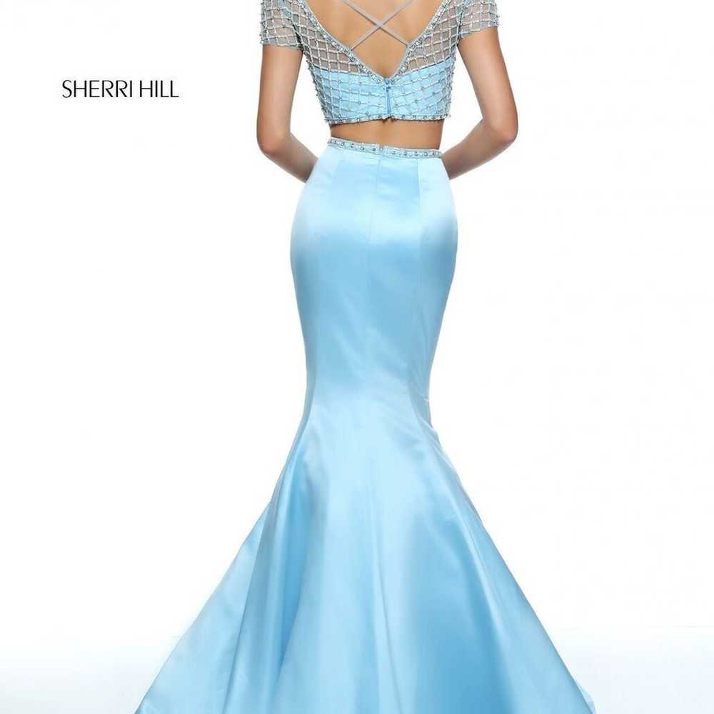 Sherri Hill Blue Gown - image 4