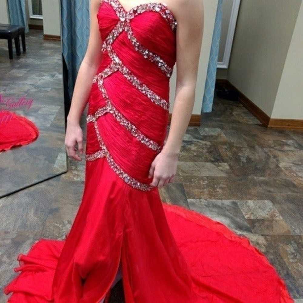 Rachel Allan Prima Donna Prom Pageant Dress Red S… - image 5