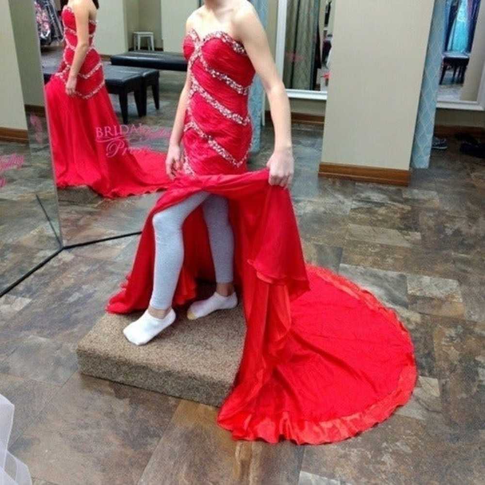 Rachel Allan Prima Donna Prom Pageant Dress Red S… - image 6