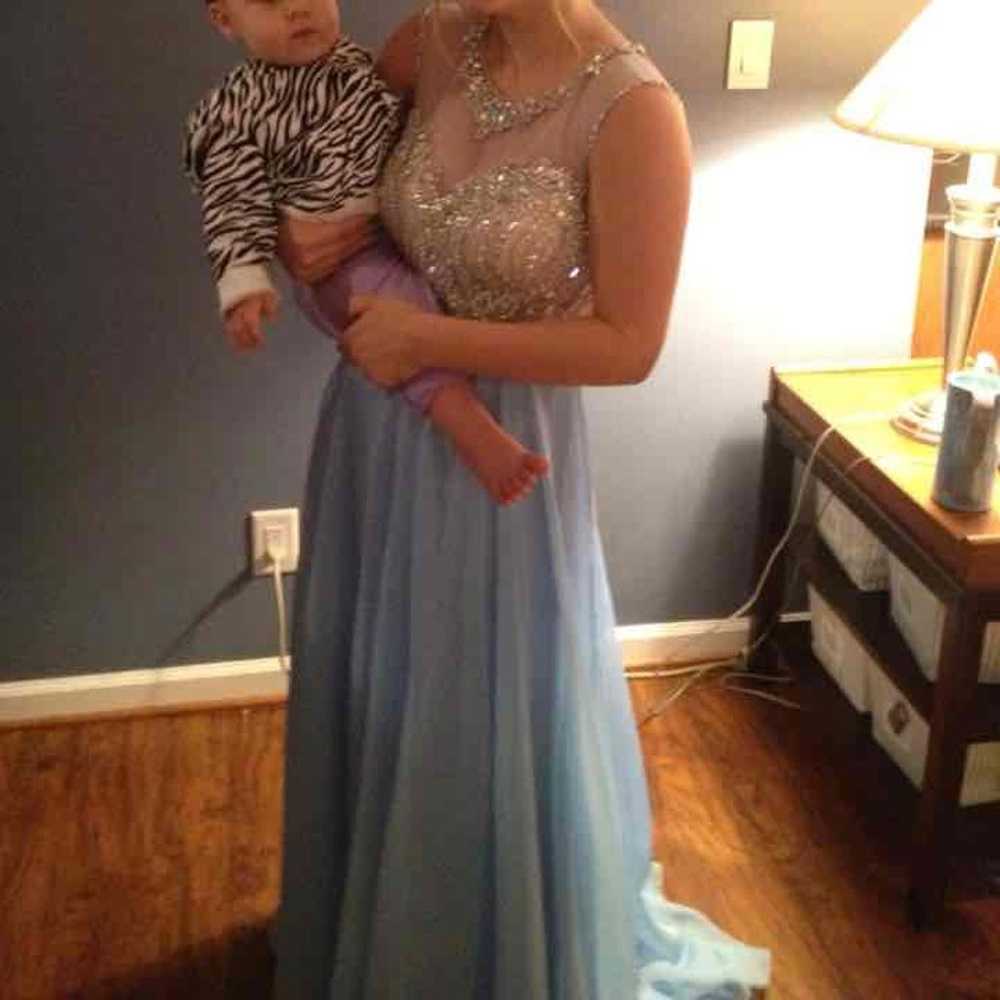 Beautiful Cinderella Blue Ball Gown - image 4