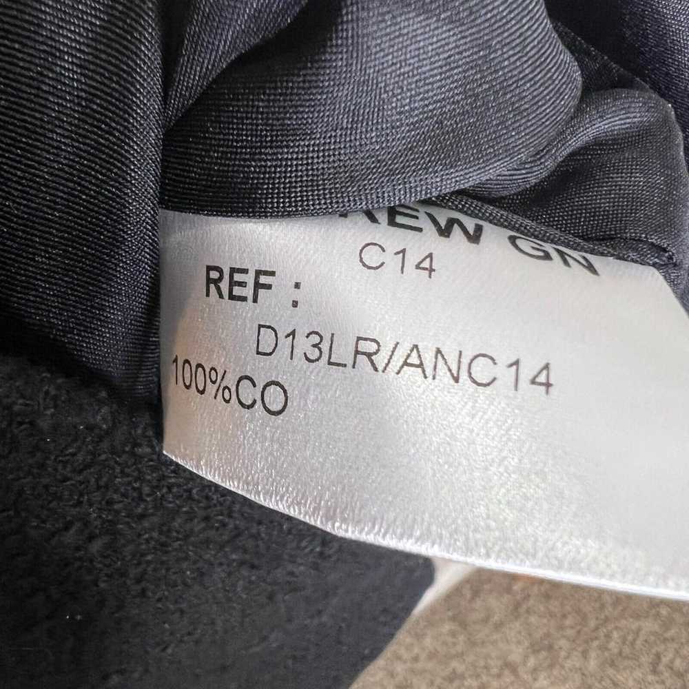 Andrew Gn Black Tweed Shift Dress Ribbon Lace Det… - image 5