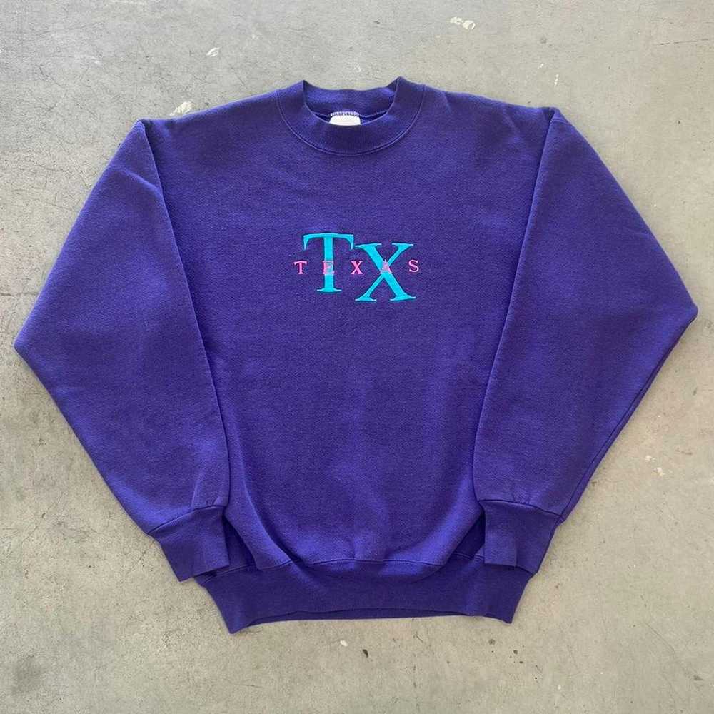 Hanes × Streetwear × Vintage Vintage 90s Texas Ca… - image 1