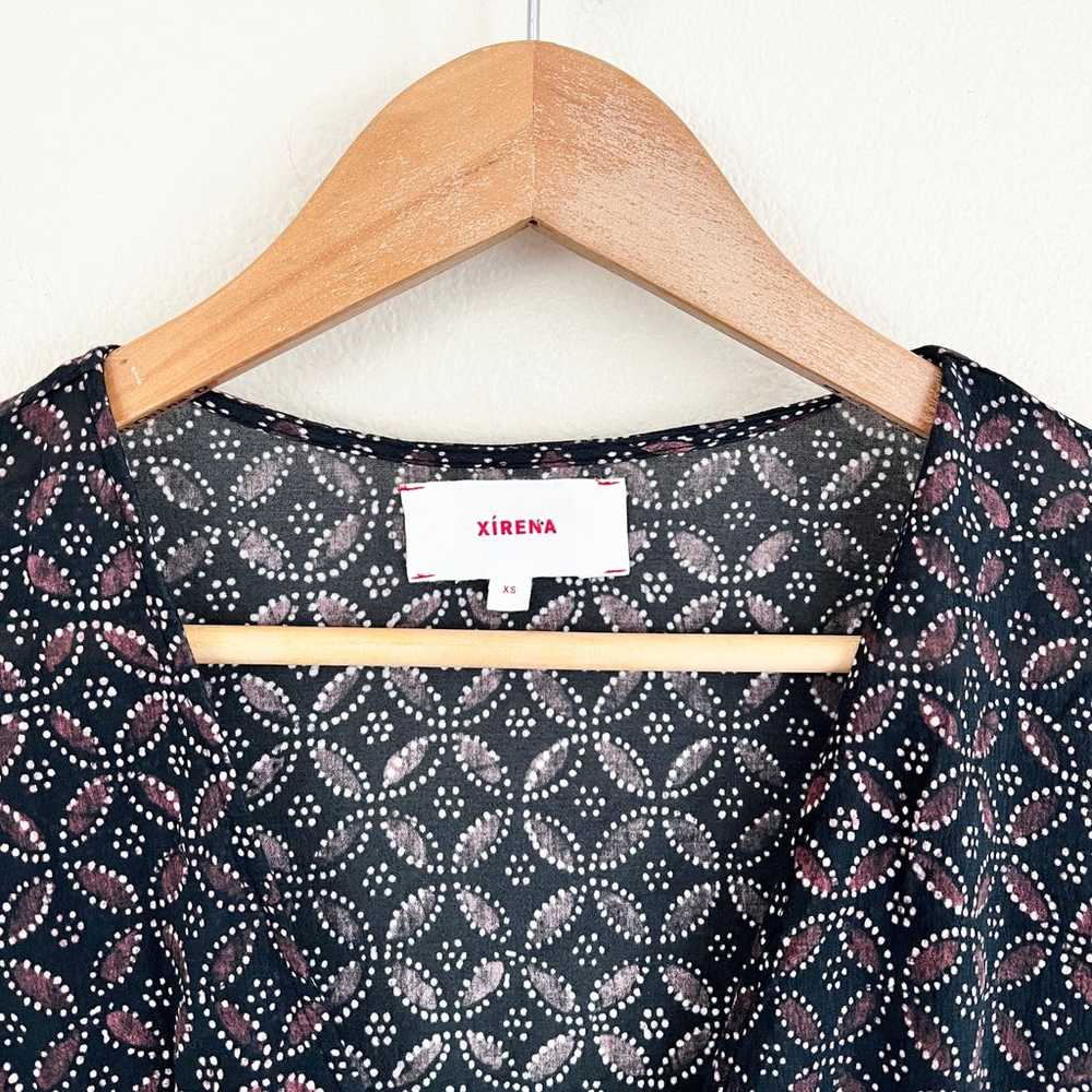 XIRENA Mykah Printed Long Sleeve Maxi Dress in Bl… - image 4