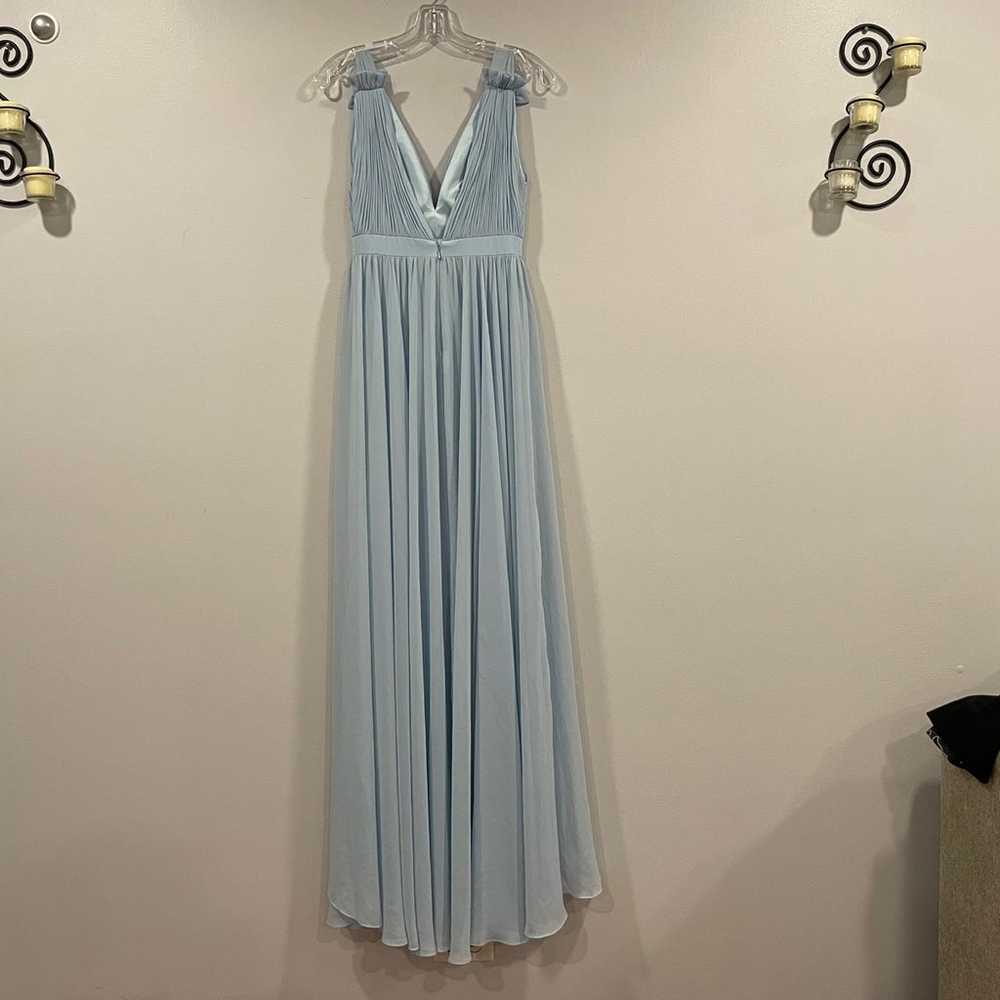 Mac Duggal 55321 Blue Chiffon Gown 0 - image 6