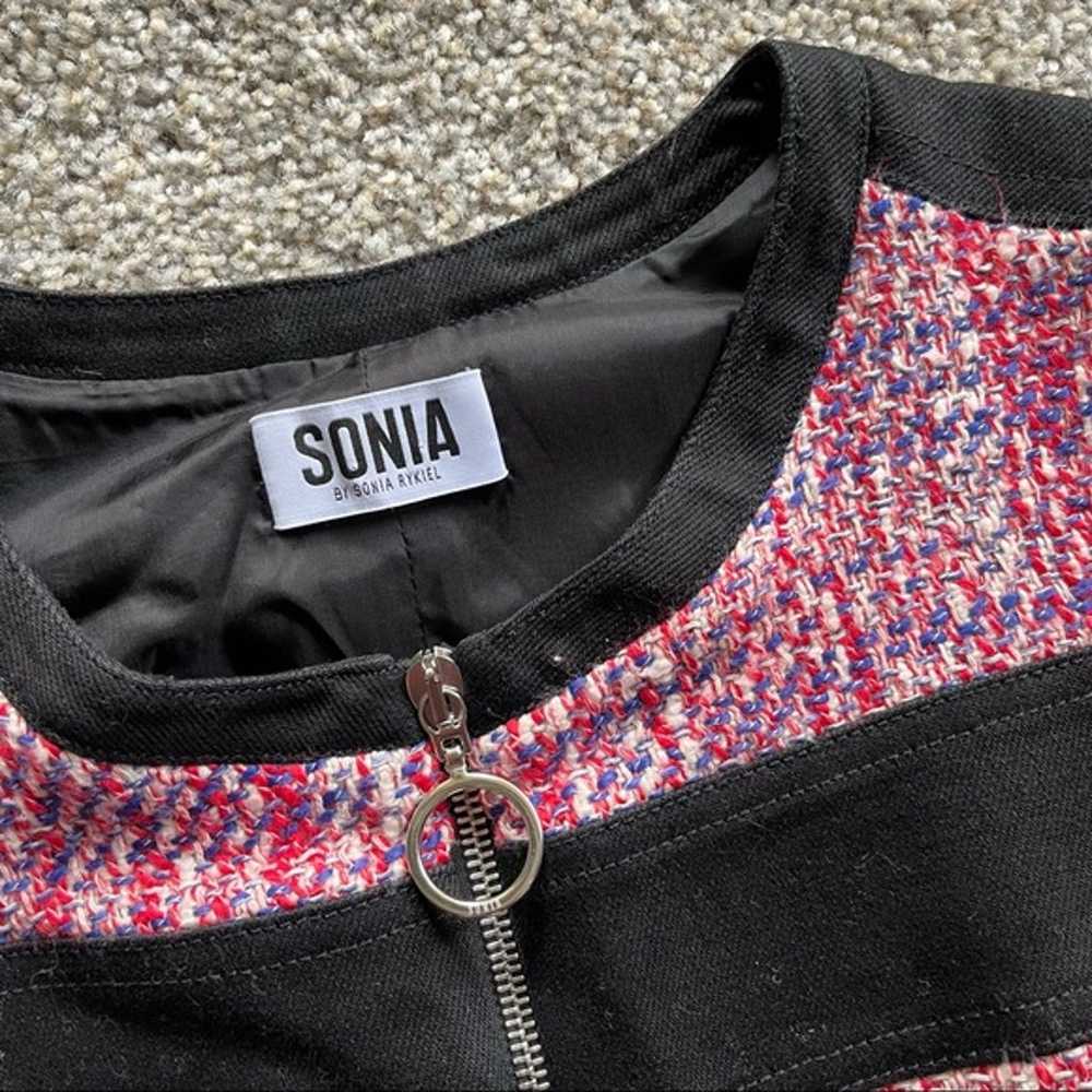 Sonia Rykiel tweed mod shift mini dress - image 4