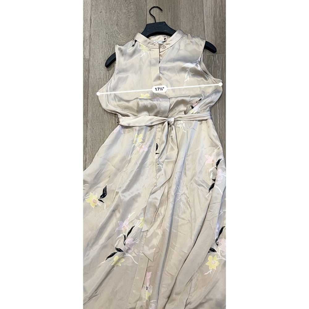 NWOT Equipment Clevete Floral silk Shirt Dress SI… - image 11