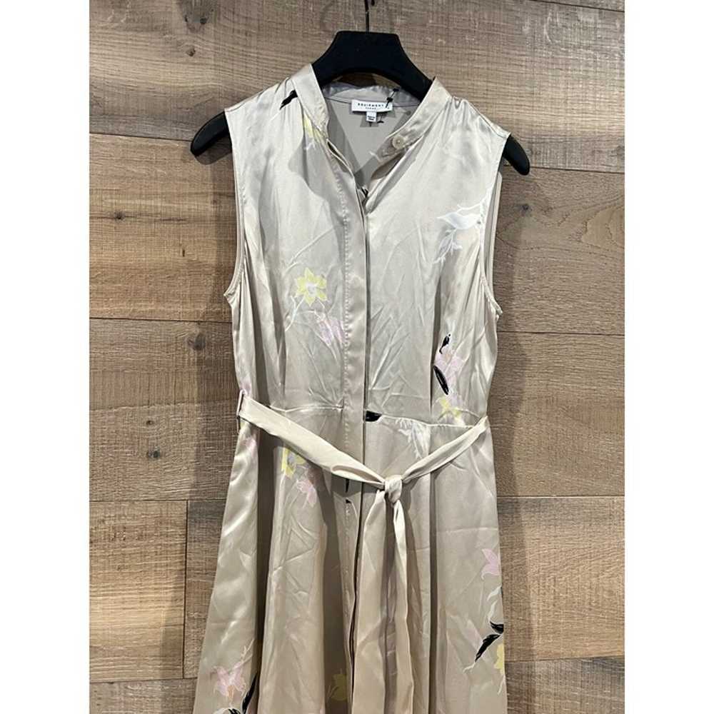 NWOT Equipment Clevete Floral silk Shirt Dress SI… - image 5