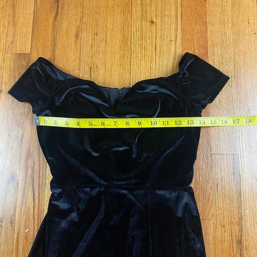 B. Smart Vintage Velvet Gown Size 5/6 High Slip - image 8