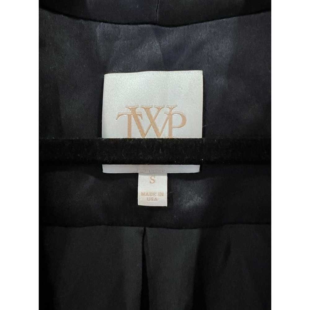 TWP Amanda navy Silk wrap Dress Size S - image 5