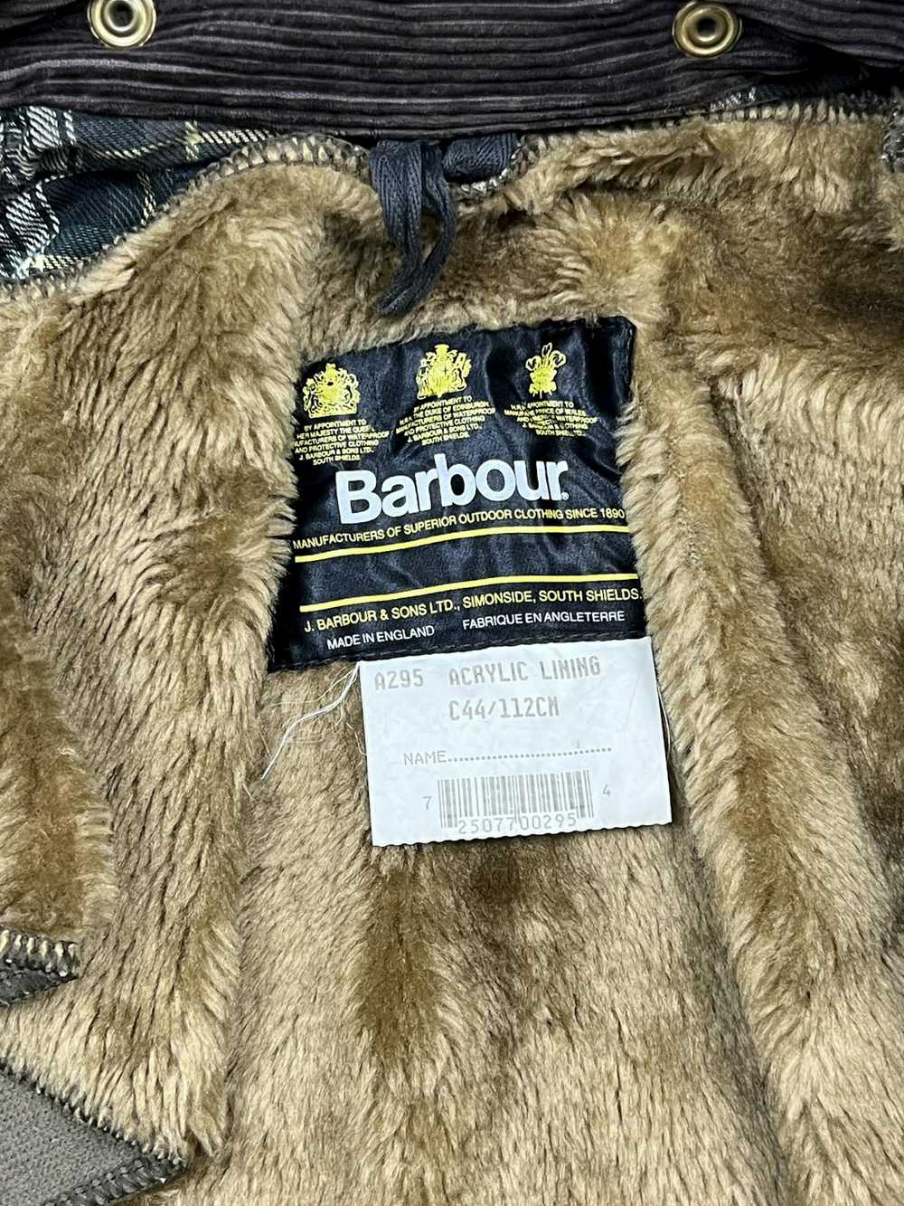 Barbour Barbour Border Vintage Lined Wax Jacket (… - image 10