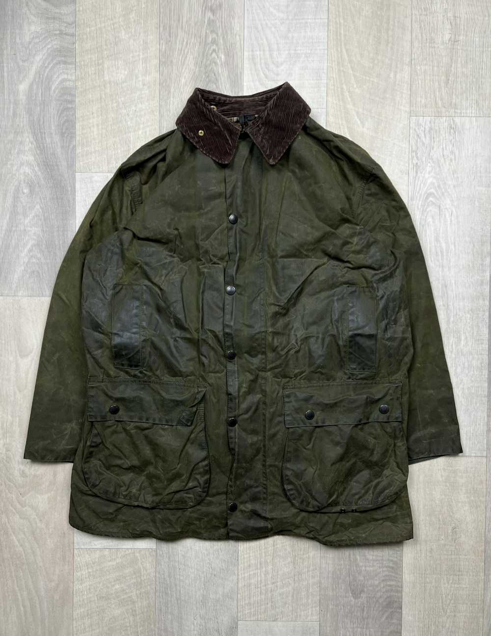 Barbour Barbour Border Vintage Lined Wax Jacket (… - image 1