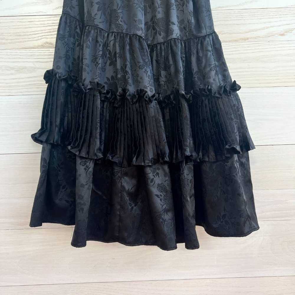 Black Manoush Floral Mini Dress NWOT - image 4