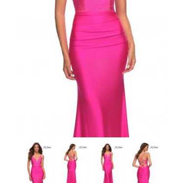 La femme pink elegant prom or homecoming dress. - image 1