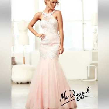 Mac Duggal Blush Mermaid Prom Dress - image 1