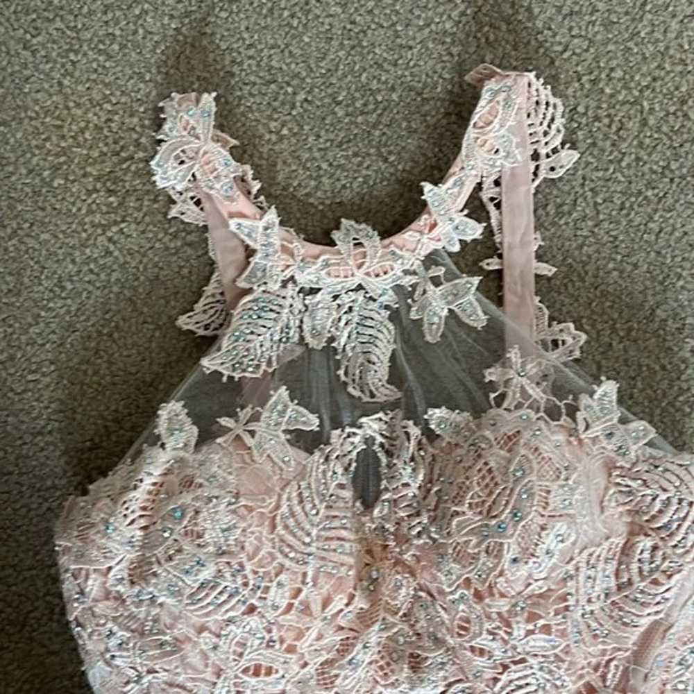 Mac Duggal Blush Mermaid Prom Dress - image 5