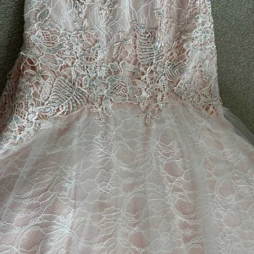 Mac Duggal Blush Mermaid Prom Dress - image 8
