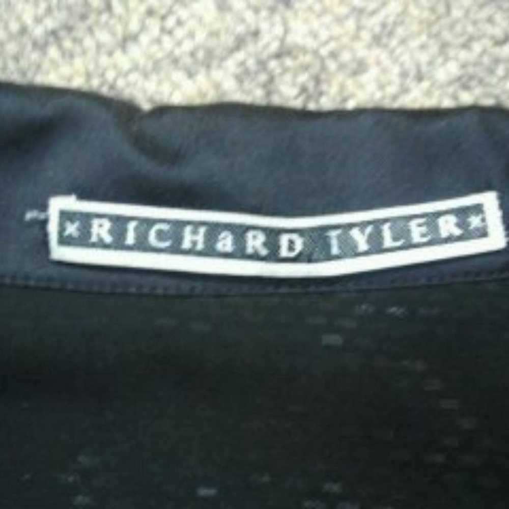 RICHARD TYLER Vintage 1990's Little Black Dress S… - image 11