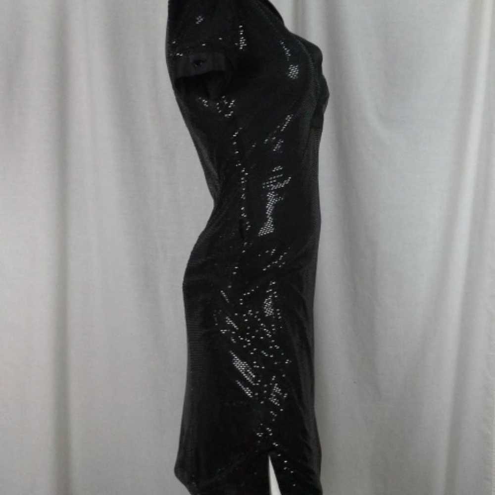 RICHARD TYLER Vintage 1990's Little Black Dress S… - image 5