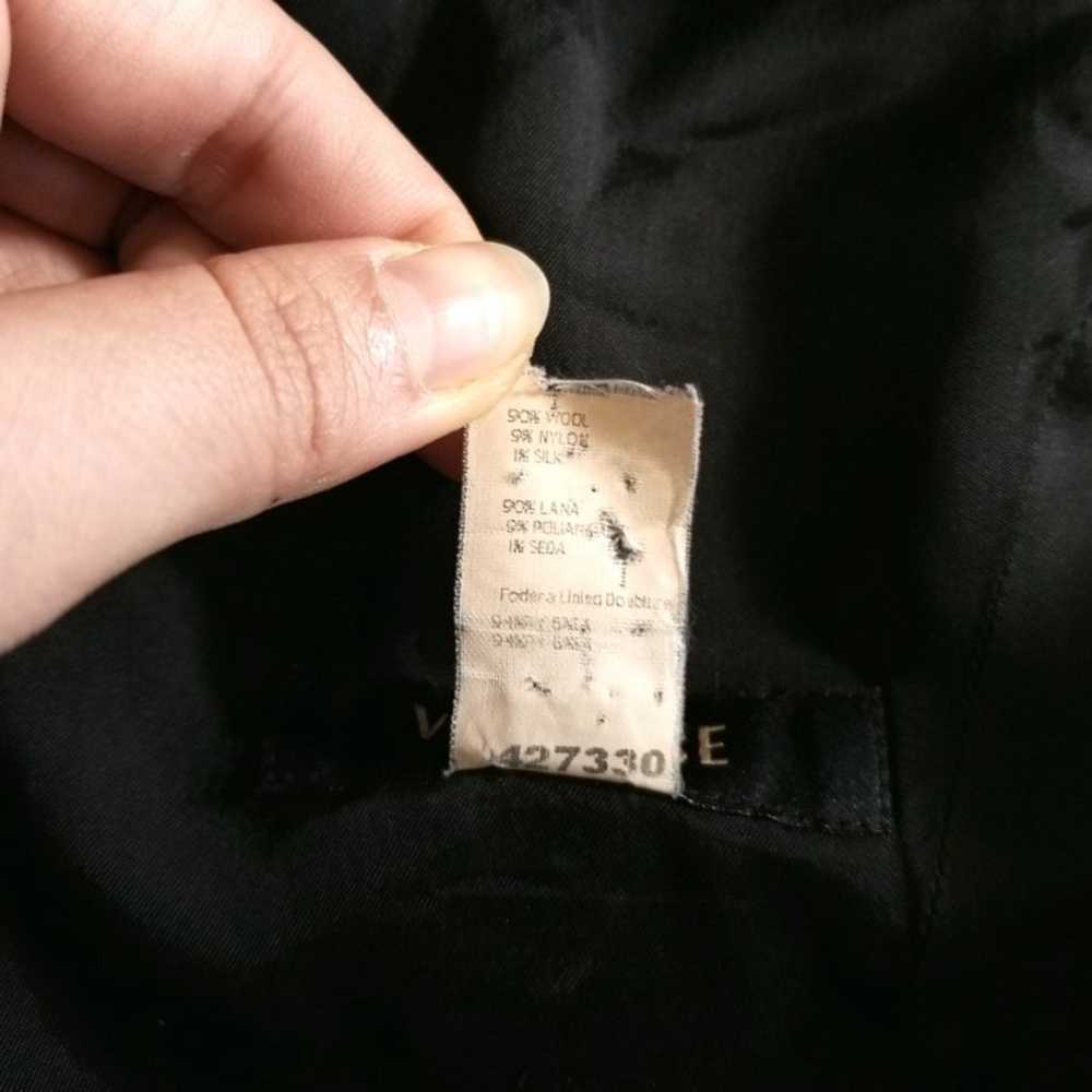VERSACE | Wool Silk Midi Dress Black 40 - image 11