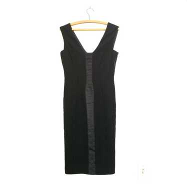 VERSACE | Wool Silk Midi Dress Black 40 - image 1