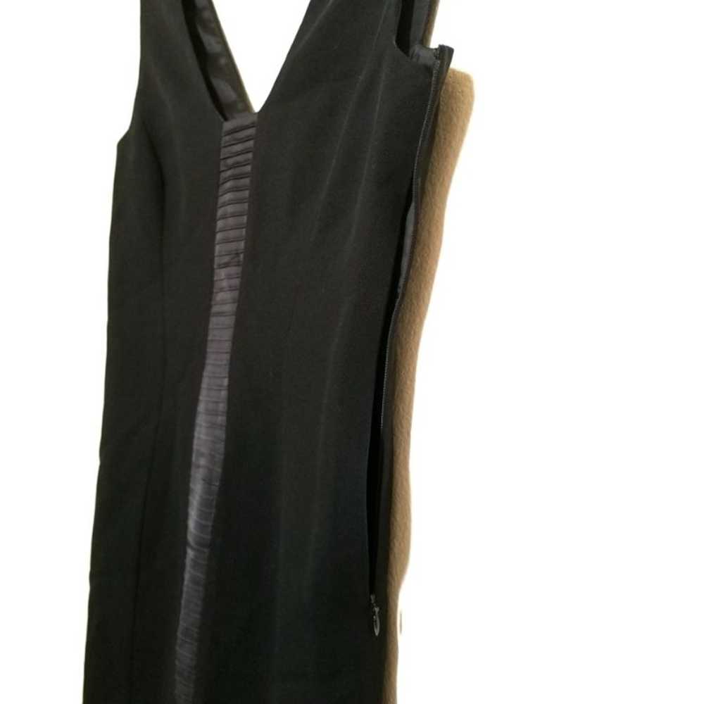 VERSACE | Wool Silk Midi Dress Black 40 - image 5