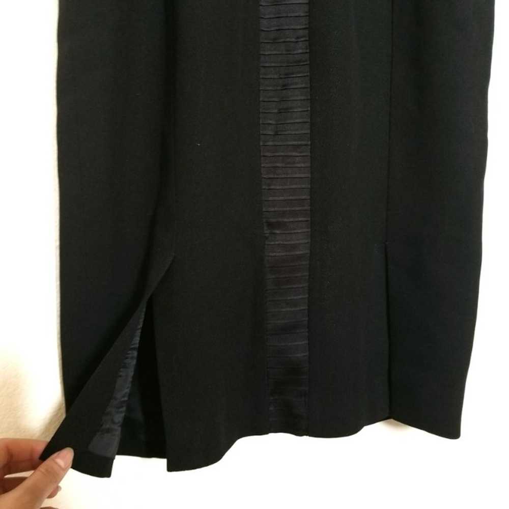 VERSACE | Wool Silk Midi Dress Black 40 - image 9