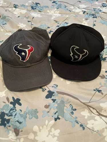 NFL × New Era Bundle of 2 Texans NFL caps.