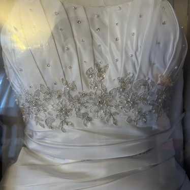 cleaned & preserved David’s Bridal wedding dress … - image 1