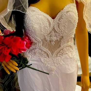Mermaid wedding dress. Size S - image 1