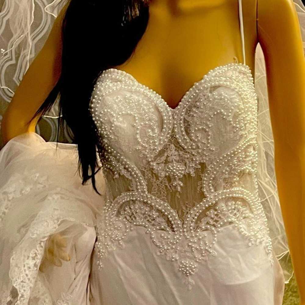 Mermaid wedding dress. Size S - image 6