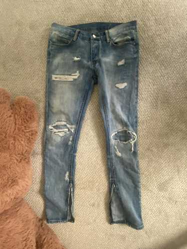 MNML Mnml jeans distressed/patched