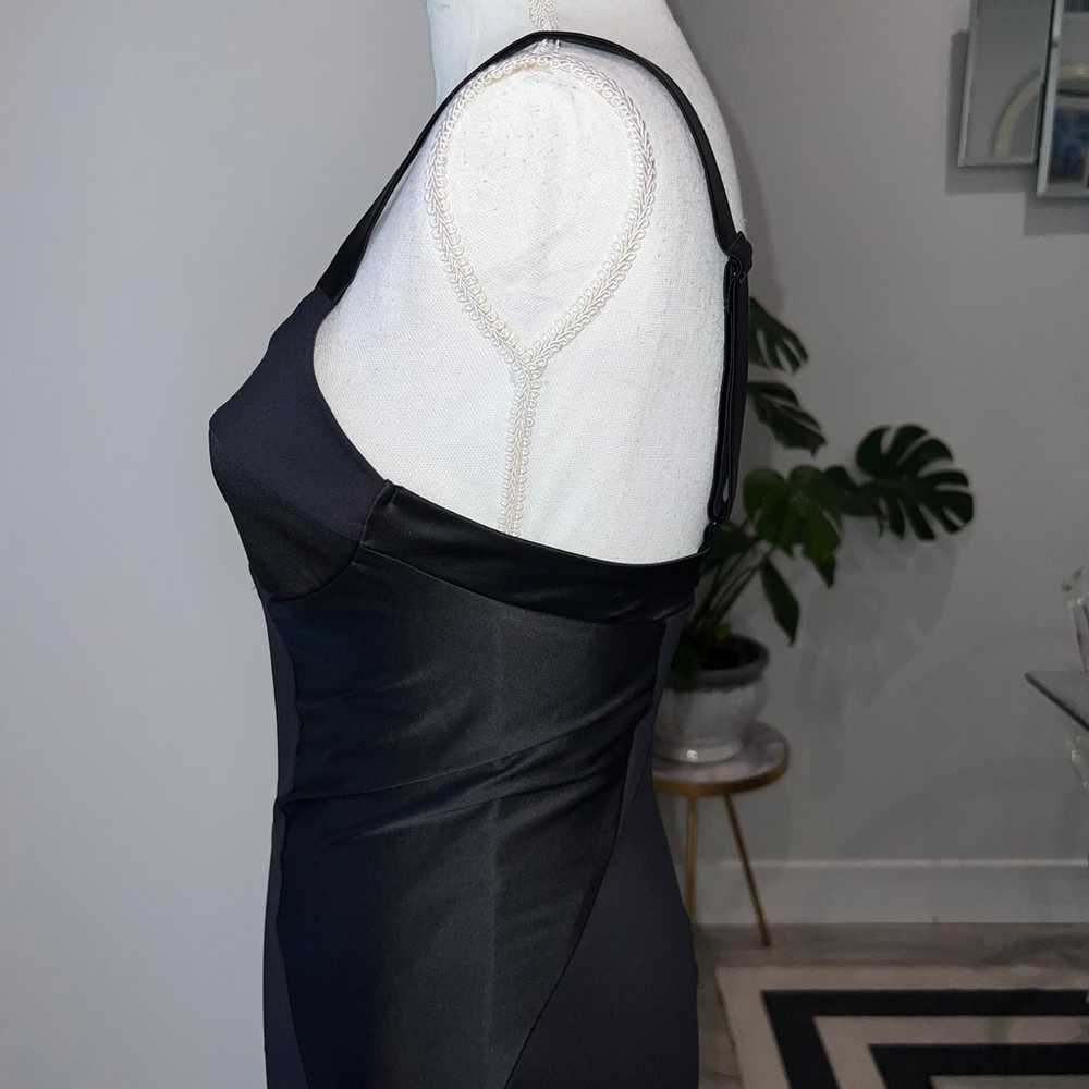 Vaara Cori Black Paneled sculpt unitard bodysuit … - image 7