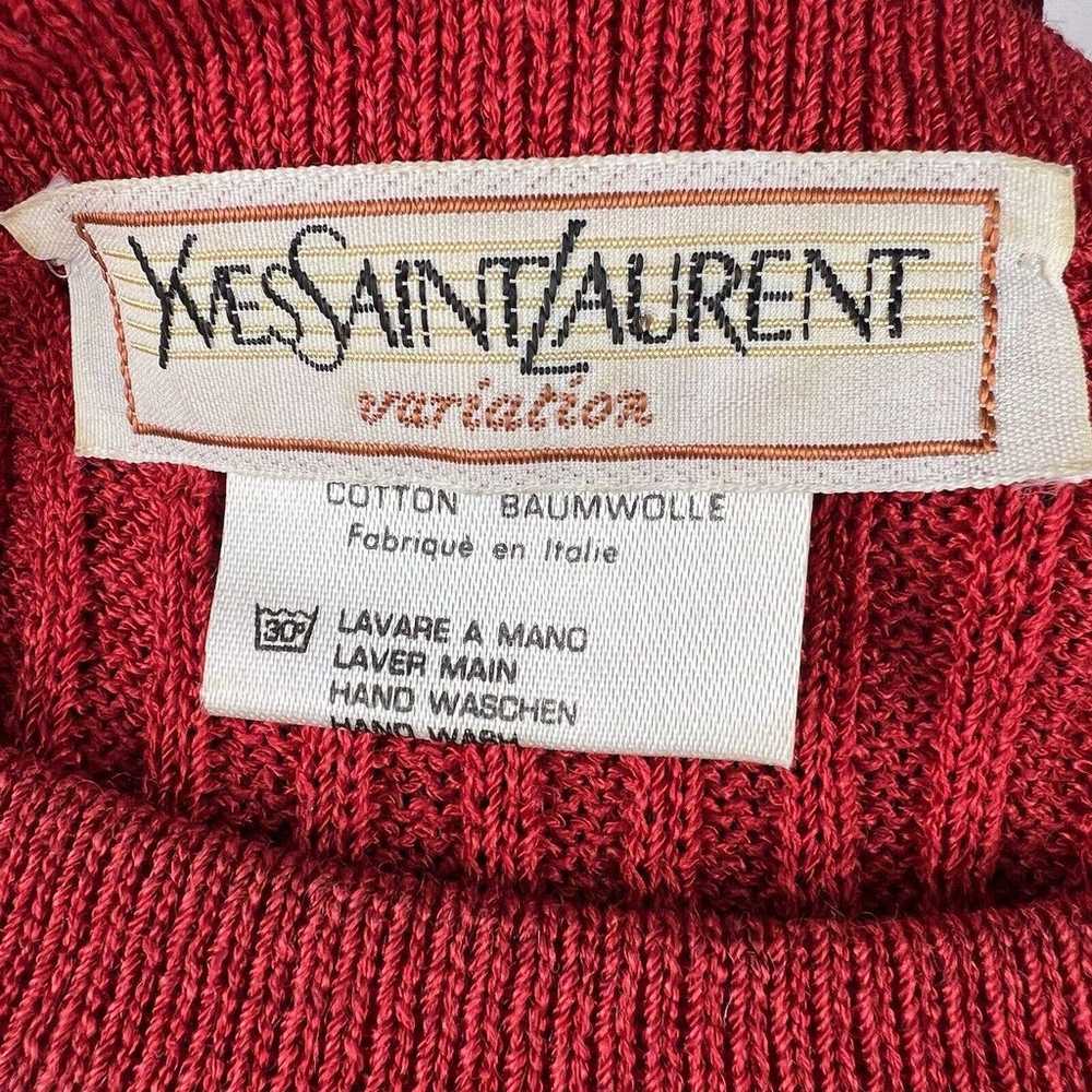 YSL Yves Saint Laurent Variation Knit Sweater Dre… - image 4