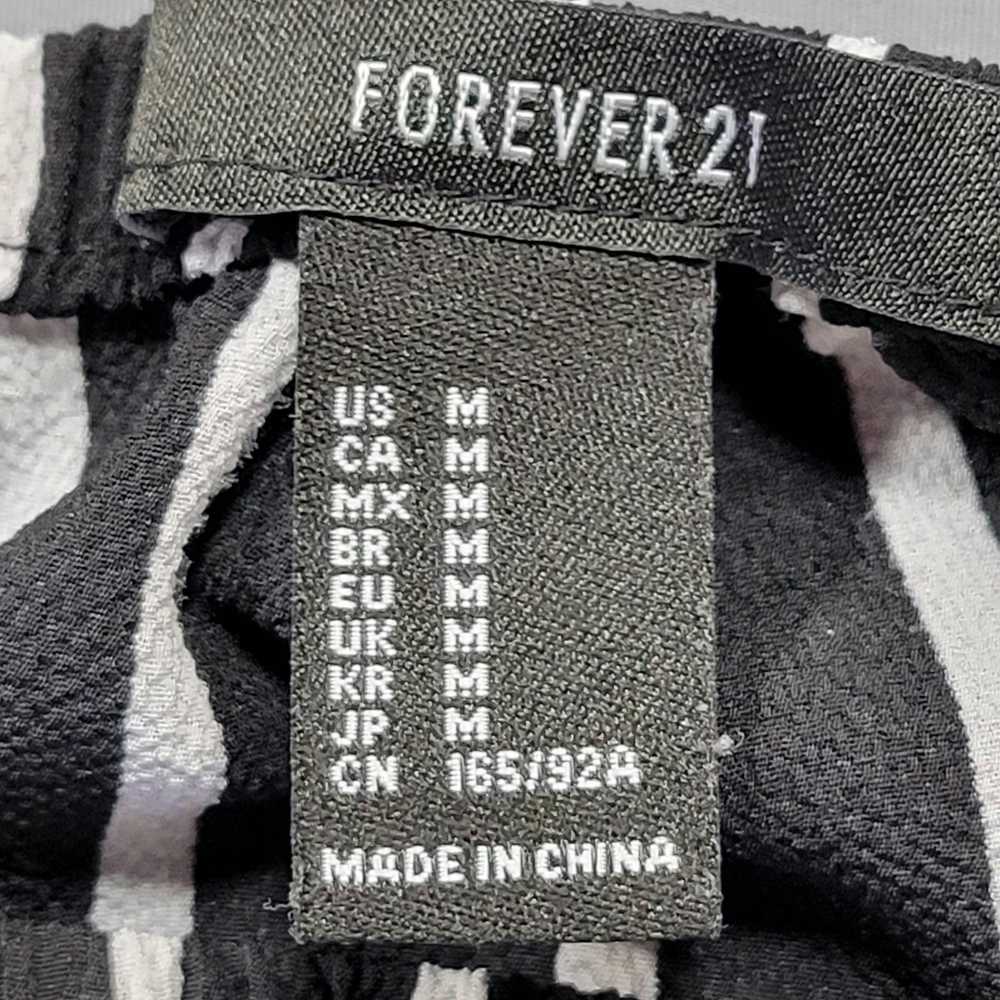 Forever 21 Forever21 Women Shirt Size M Black Gra… - image 6