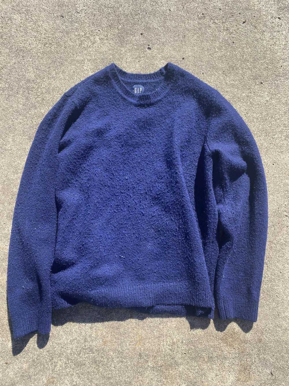 Gap × Streetwear × Vintage Navy Gap Knit Sweater - image 1