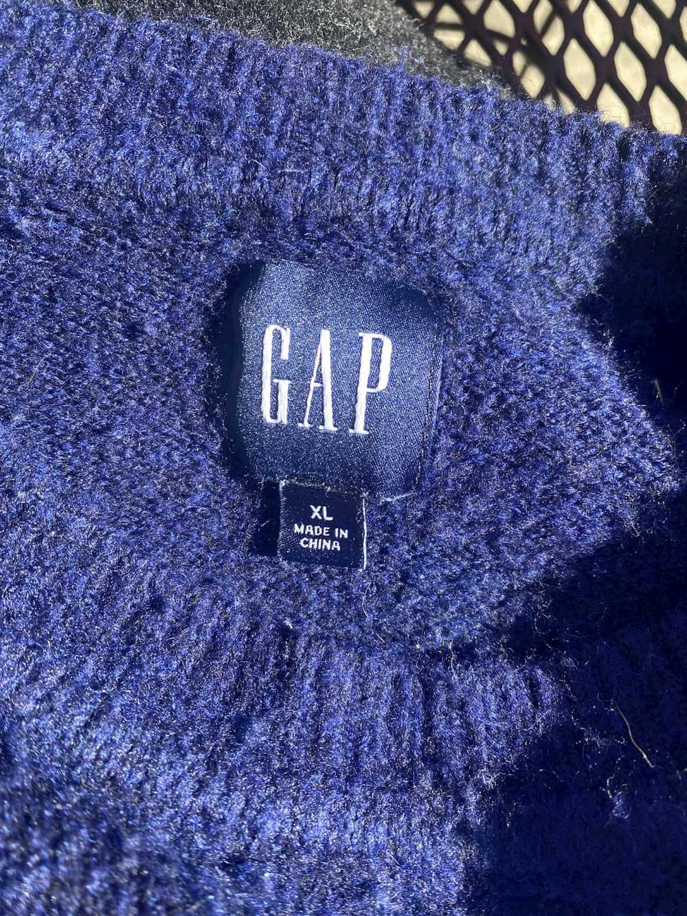 Gap × Streetwear × Vintage Navy Gap Knit Sweater - image 3