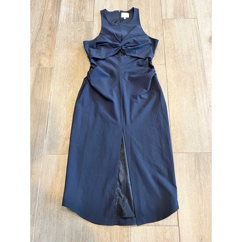 NWOT Cinq A Sept Erica twisted navy midi dress si… - image 8