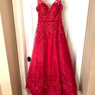Red Evening Gown/ Prom Dress - image 1