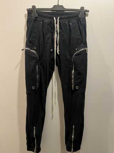 Rick Owens Black Jersey Bauhaus Cargo Pants