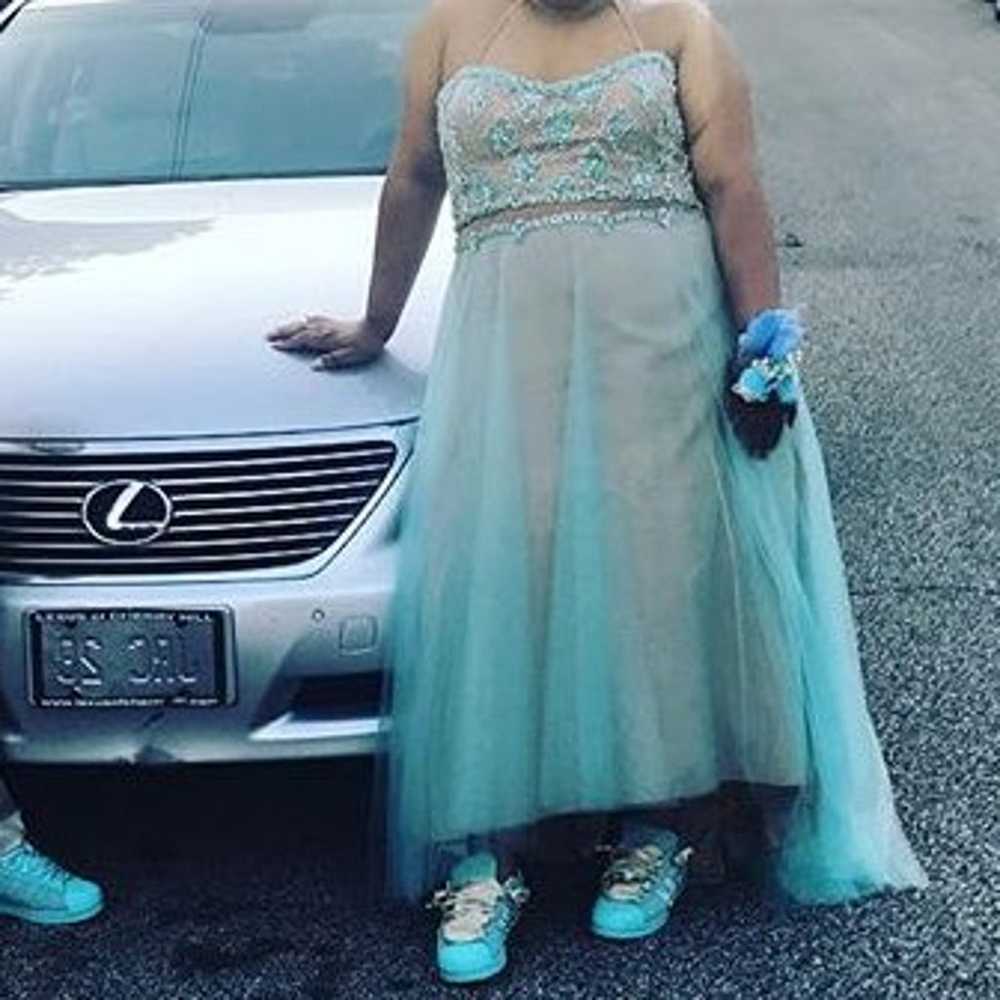 Baby Blue Prom Dress - image 2
